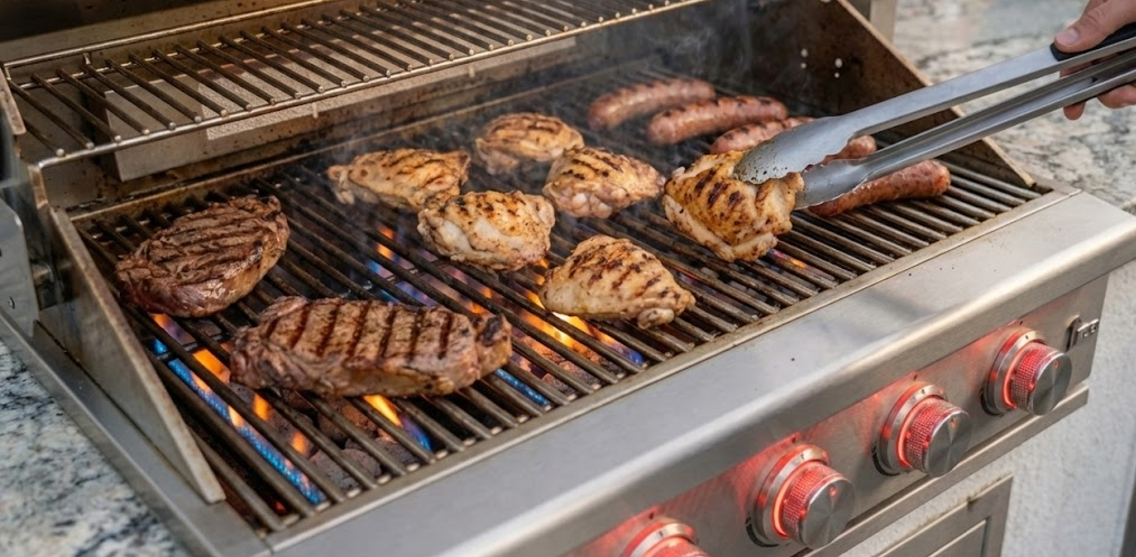 Harvest Patio Outdoor Kitchen Project | TrueFlame Grill & Wine Cooler