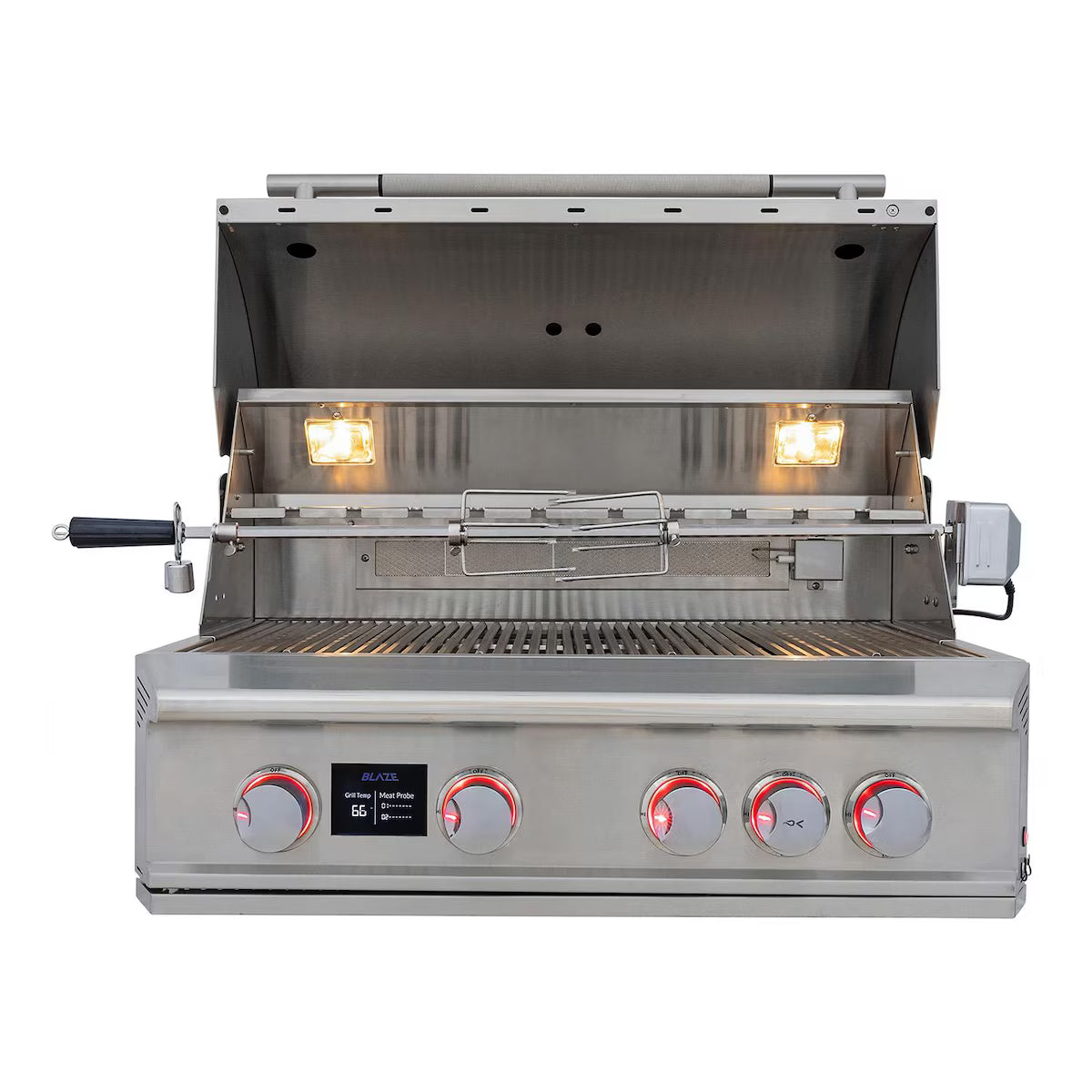 Blaze LTE PRO 32-in 4-Burner Built-In Grill w/ Digital Temperature Screen & Rotisserie