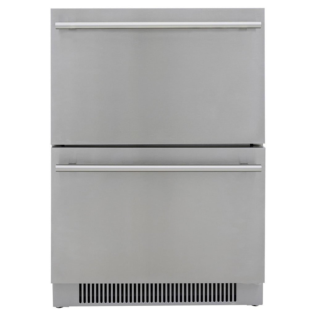 Blaze 23.5-Inch 5.1 Cu. Ft. Outdoor Rated Double Drawer Refrigerator