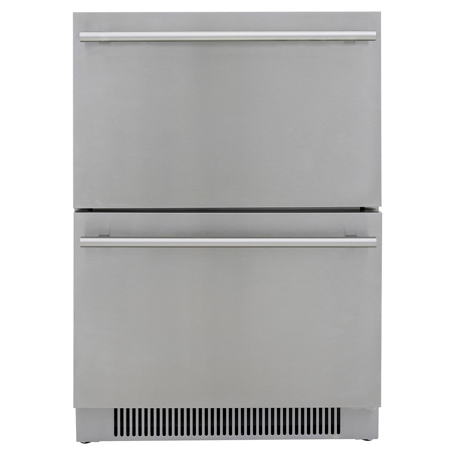 Blaze 23.5-Inch 5.1 Cu. Ft. Outdoor Rated Double Drawer Refrigerator