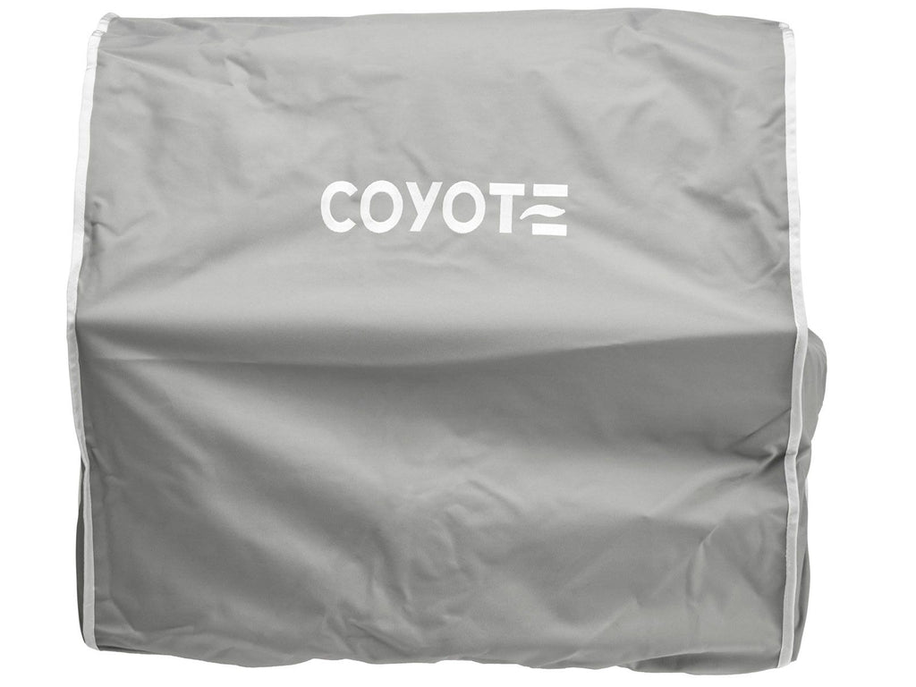 coyote vinyl light gray asado smoker cover