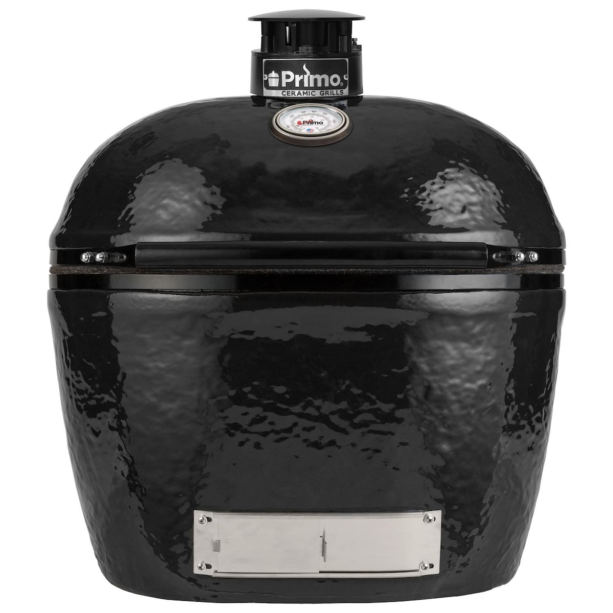 Primo Oval XL Ceramic Kamado Grill On Cart With Stainless Steel Grates