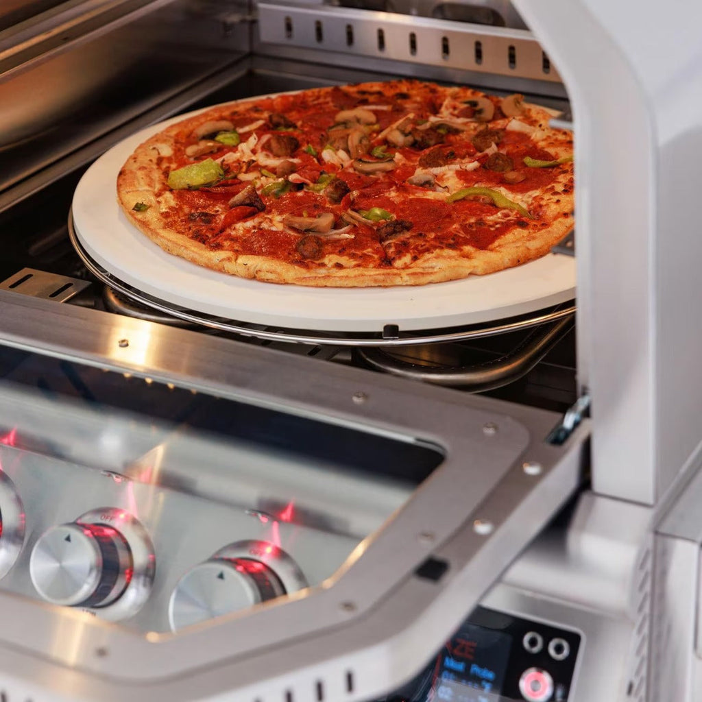 Blaze 26-Inch Built-In Gas Outdoor Pizza Oven W/Rotisserie