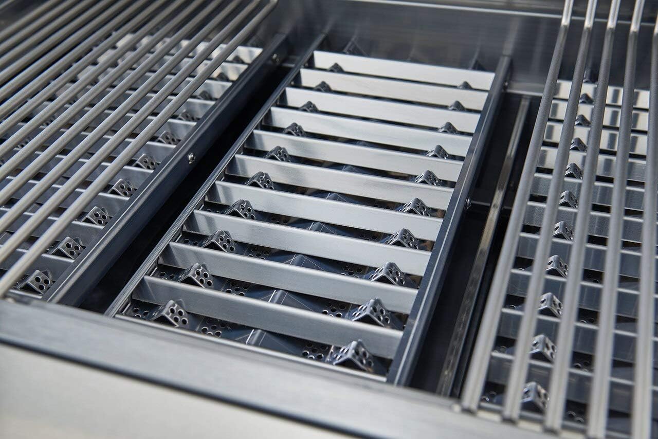 Broilmaster B-Series Deluxe 32-Inch Stainless Steel Built-In Gas Grill with Rear Infrared Burner