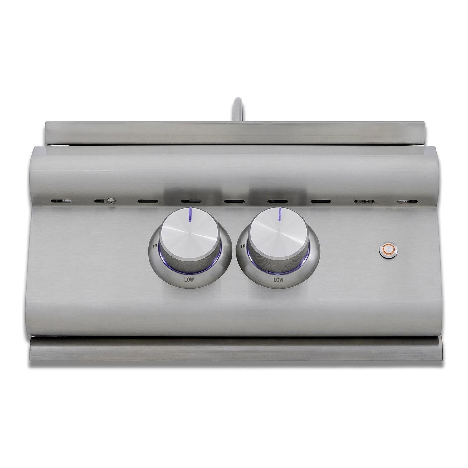 Blaze LTE High Performance Built-In Power Burner with Wok Ring & Lid
