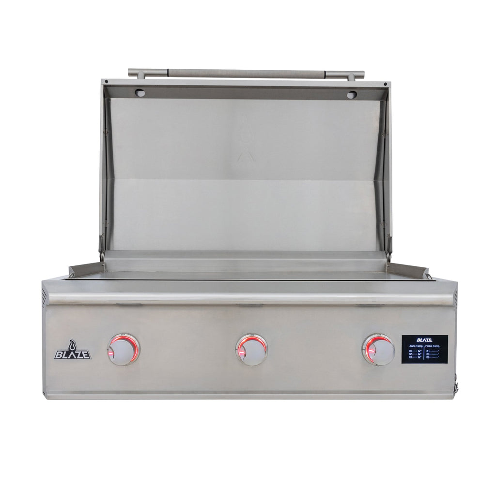 Blaze LTE PRO 40-Inch Gas Griddle w/Digital Temperature Screen & Lift-Assist Lid
