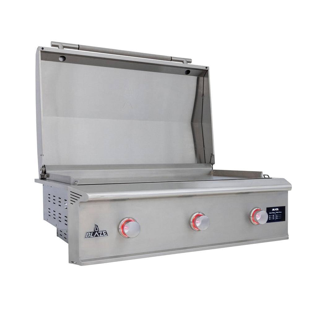 Blaze LTE PRO 40-Inch Gas Griddle w/Digital Temperature Screen & Lift-Assist Lid