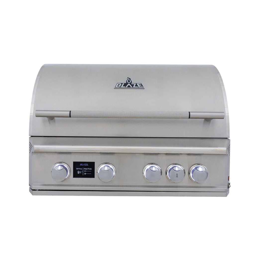 Blaze LTE PRO 32-in 4-Burner Built-In Grill w/ Digital Temperature Screen & Rotisserie