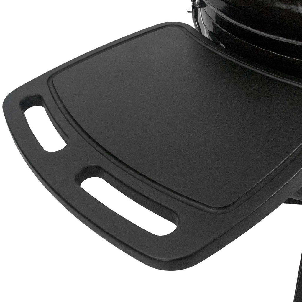Primo All-In-One Oval Large Ceramic Kamado Charcoal Grill With Cradle and Side Shelves