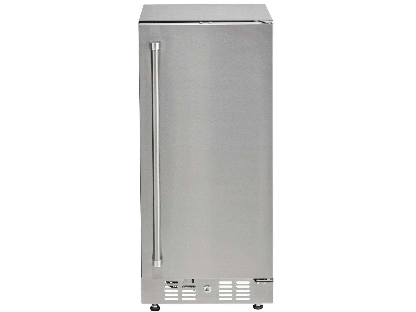 coyote 15-inch 3.0 cu. ft. reversible hinge outdoor rated compact refrigerator