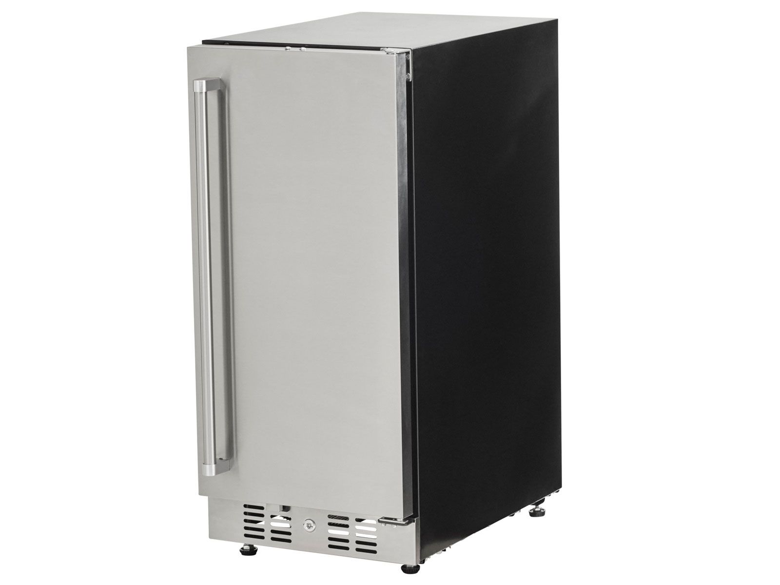 coyote 15-inch 3.0 cu. ft. reversible hinge outdoor rated compact refrigerator