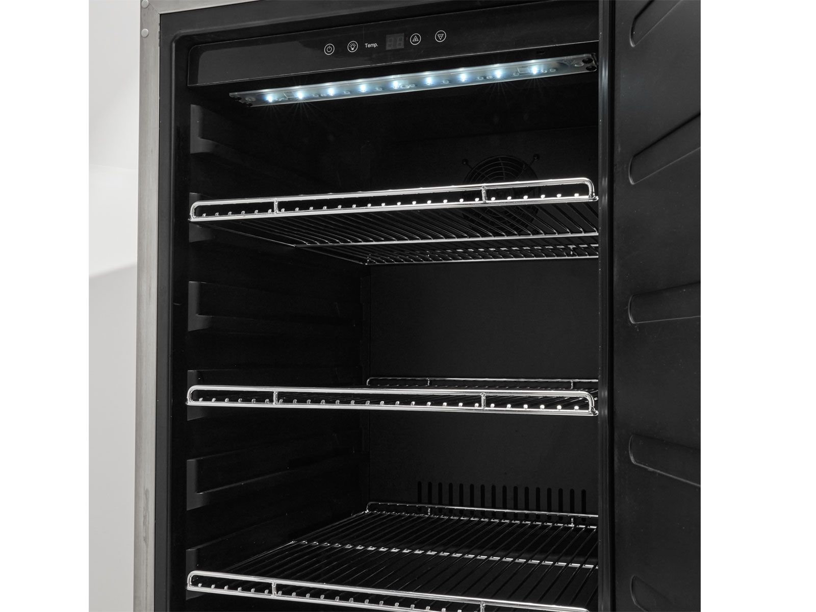 coyote 21-inch 4.1 cu. ft. left hinge outdoor rated compact refrigerator
