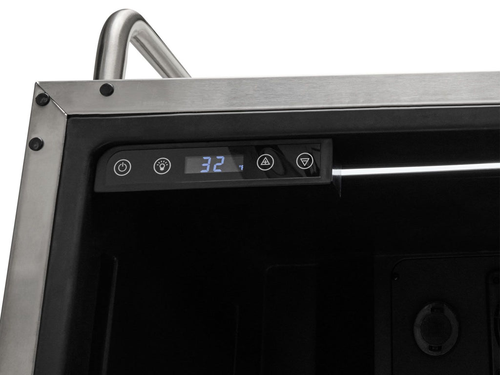 coyote 24-inch outdoor rated single tap kegerator