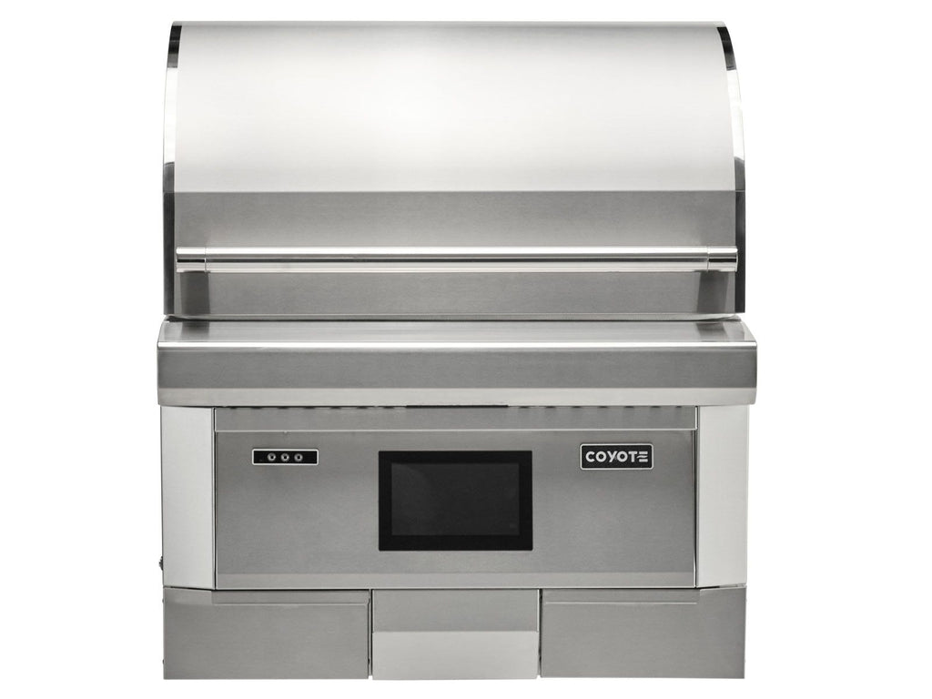 coyote 28-inch next-gen built-in pellet grill