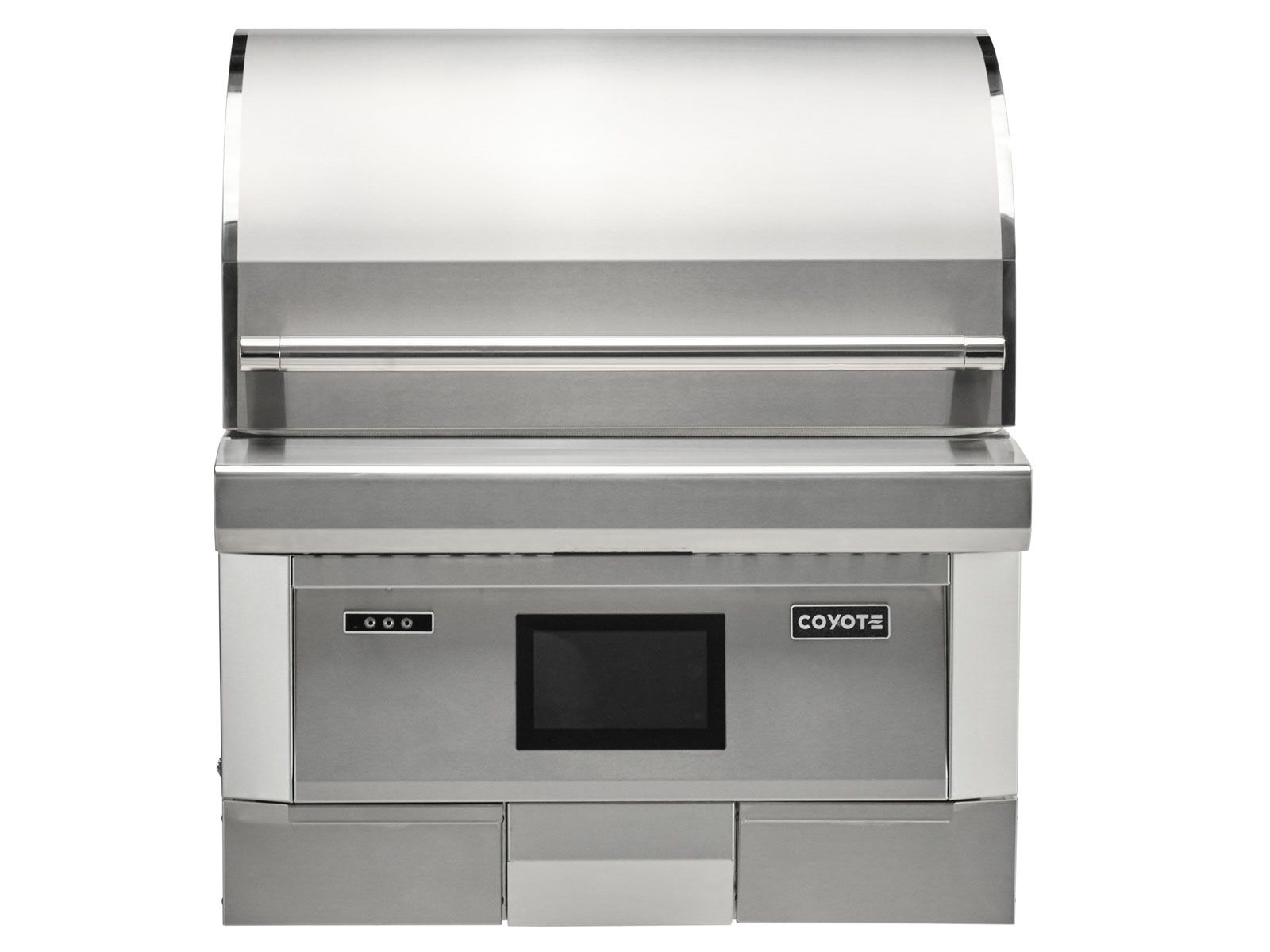coyote 28-inch next-gen built-in pellet grill