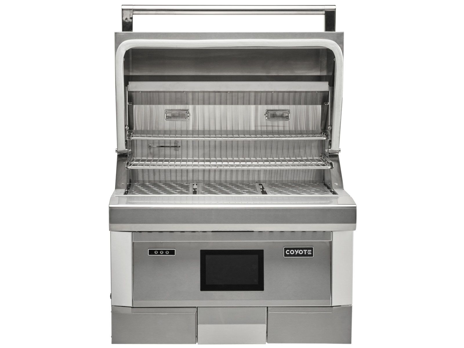 coyote 28-inch next-gen built-in pellet grill