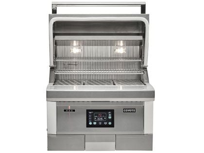 coyote 28-inch next-gen built-in pellet grill