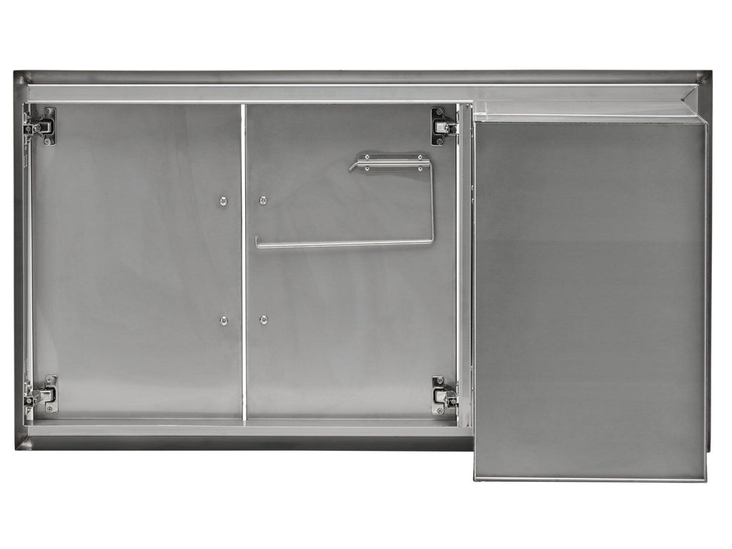 coyote 45-inch double access door and access drawer combo