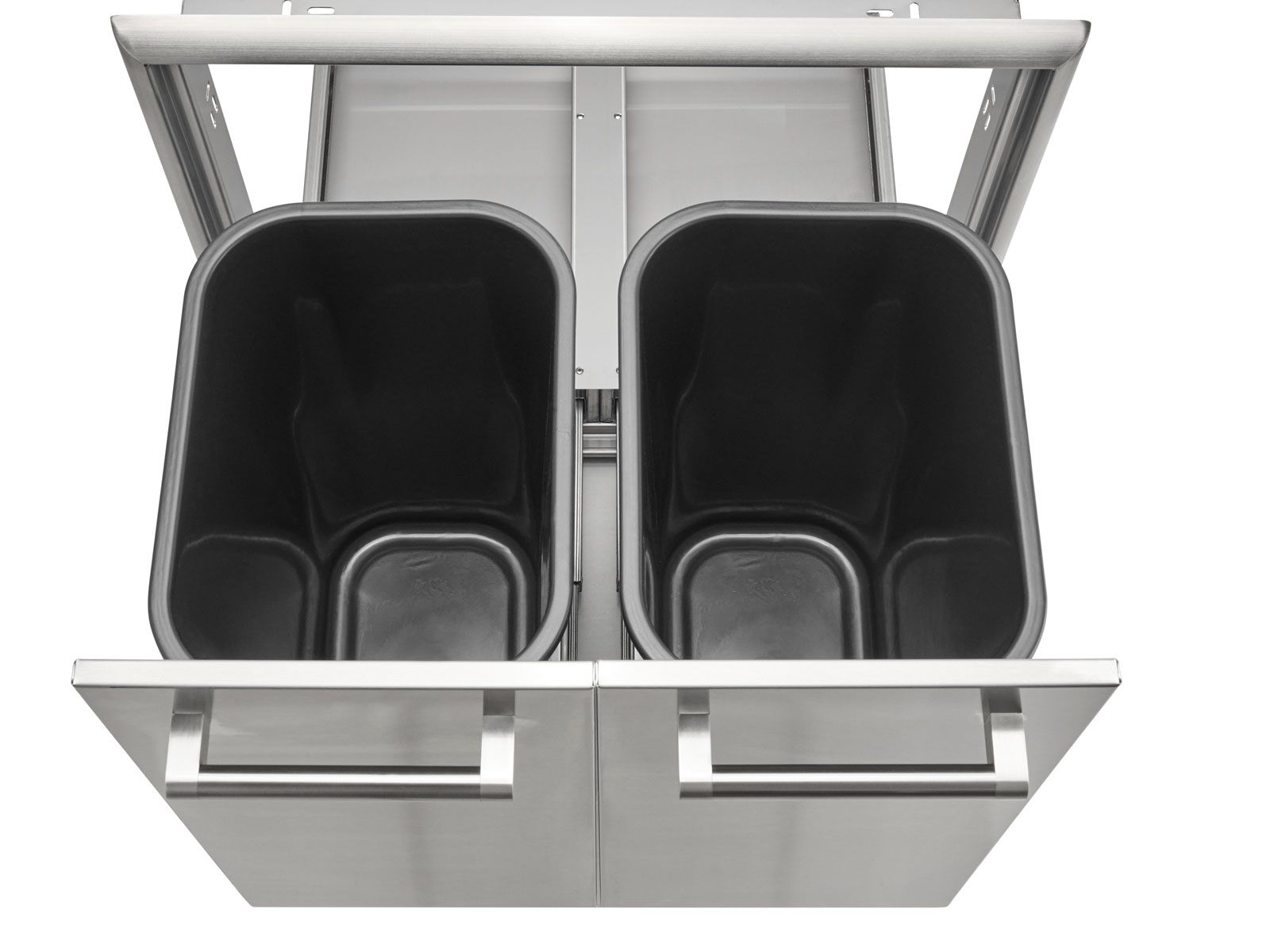 coyote 26-inch roll-out double trash / recycling bin