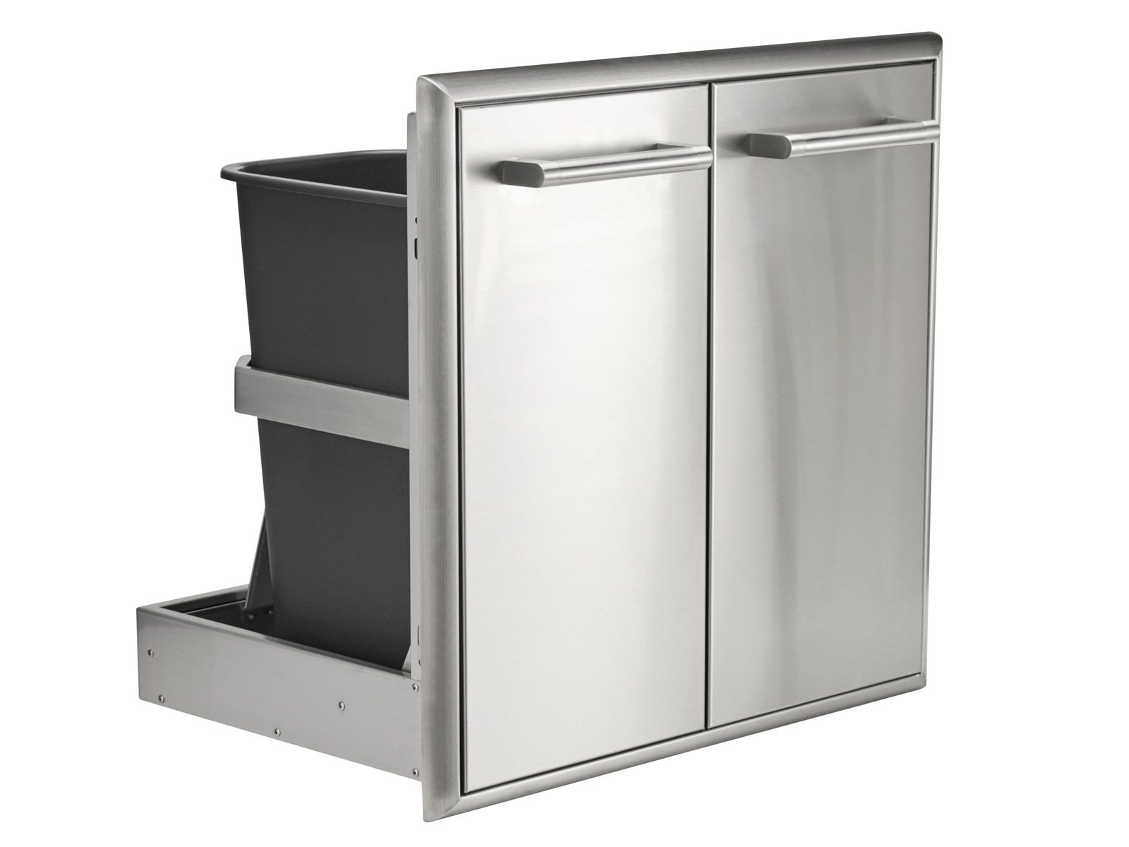 coyote 26-inch roll-out double trash / recycling bin