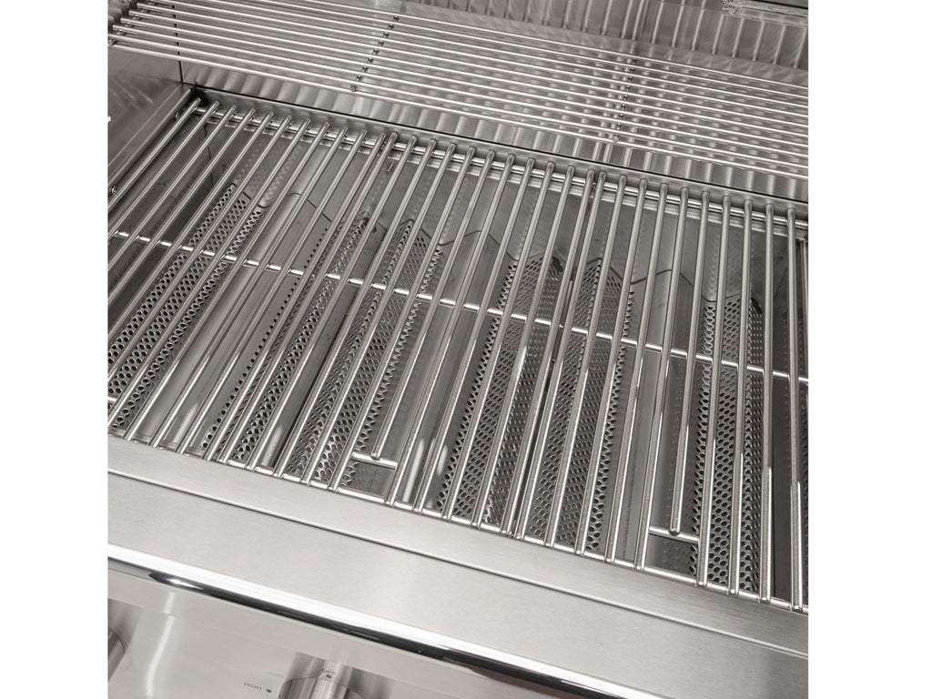 haven 6 ft. outdoor kitchen island w/ coyote c-series 30-inch grill, double access door & 24" refrigerator - harbor gray