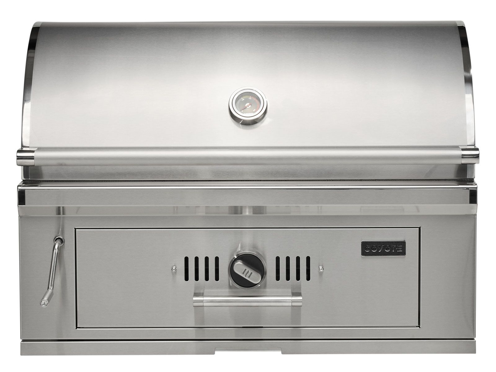 coyote 36-inch built-in stainless steel charcoal grill