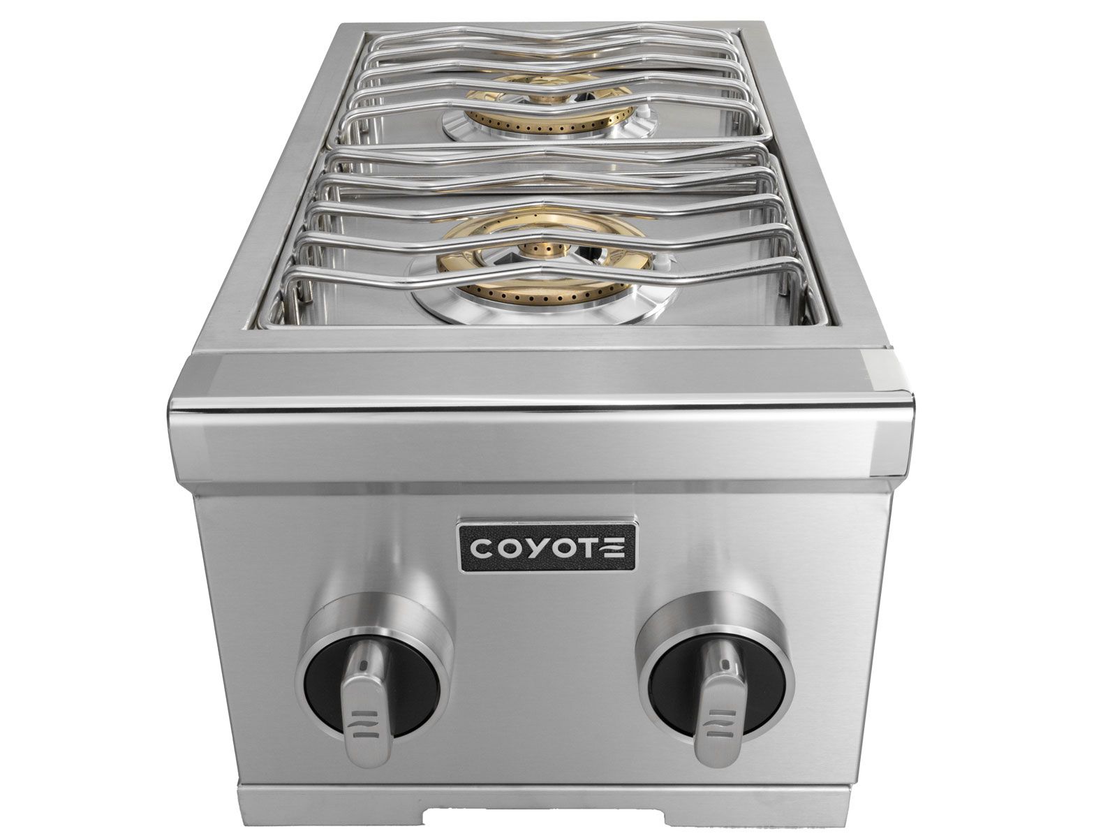 coyote 12-inch built-in gas double side burner
