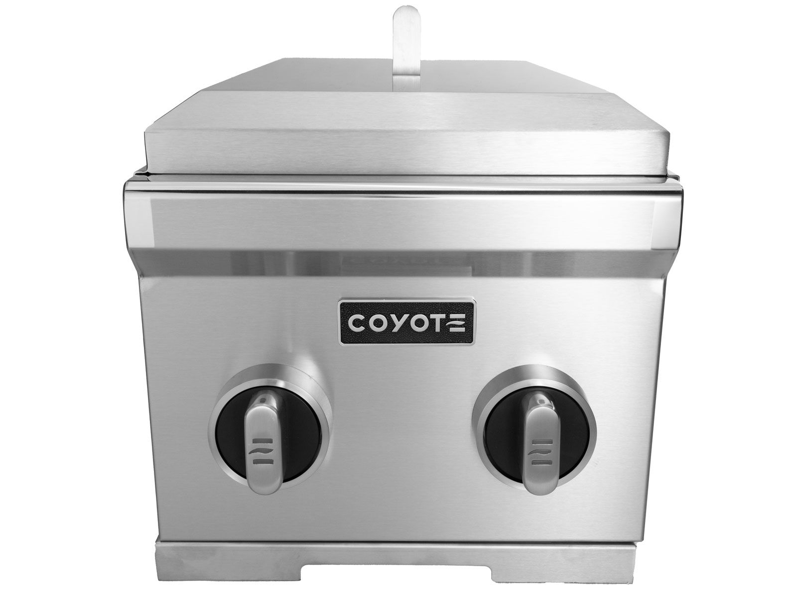 coyote 12-inch built-in gas double side burner