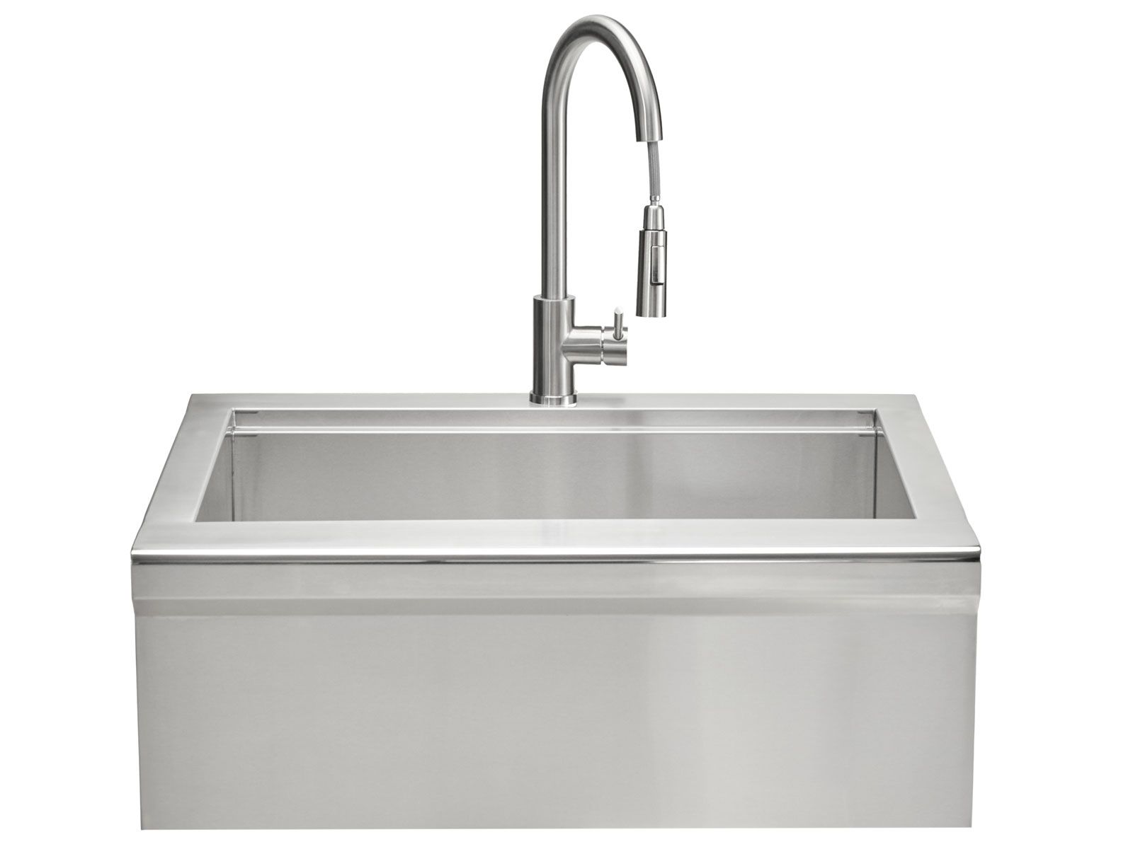 coyote 30-inch farmhouse sink & faucet