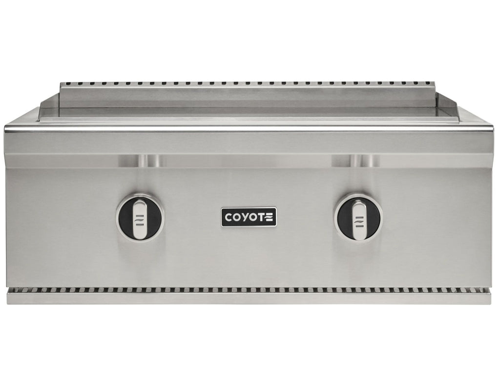 coyote 30-inch built-in flat top gas grill