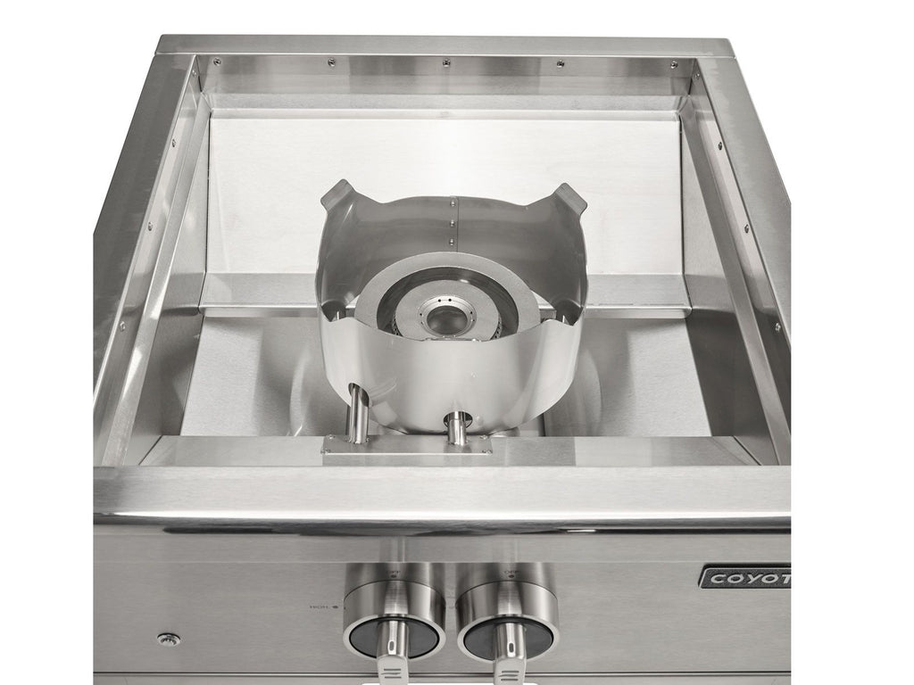 coyote 24-inch built-in gas power burner