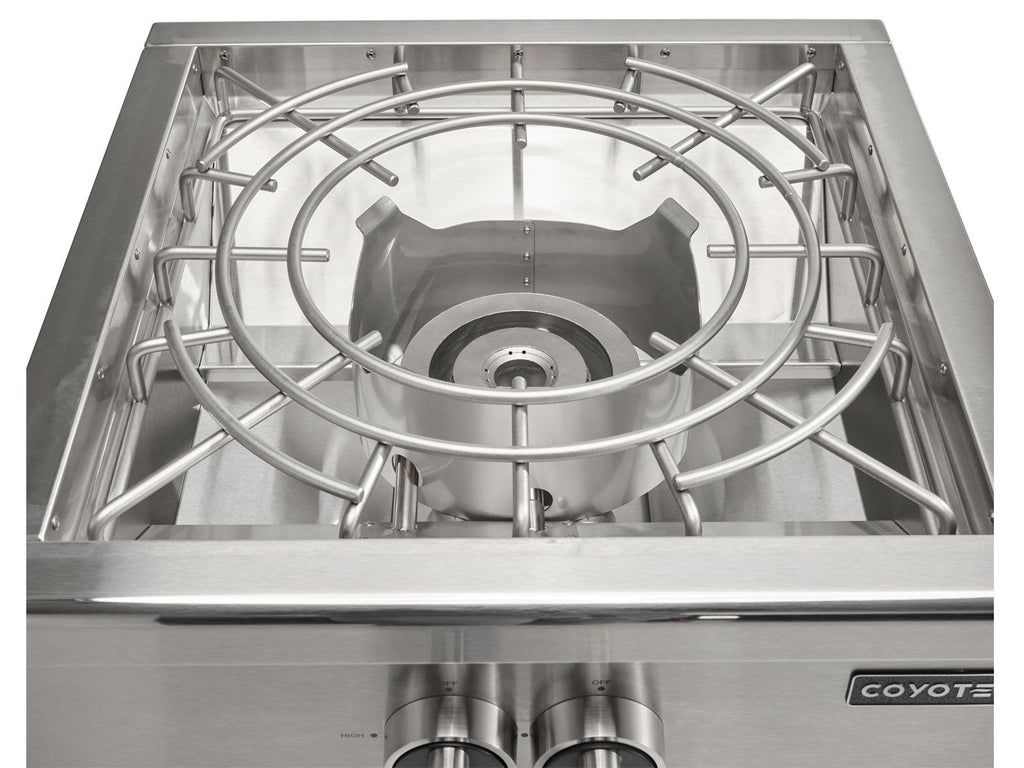 coyote 24-inch built-in gas power burner