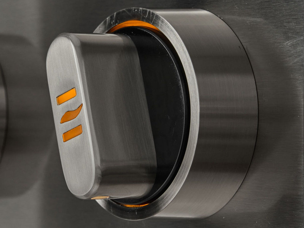 coyote sl-series 42-inch 6-burner built-in gas grill with ceramic briquettes, sear burner, infrared rear burner & rotisserie kit