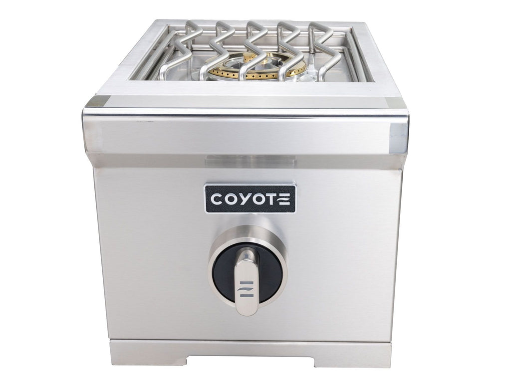 coyote 12-inch built-in gas single side burner
