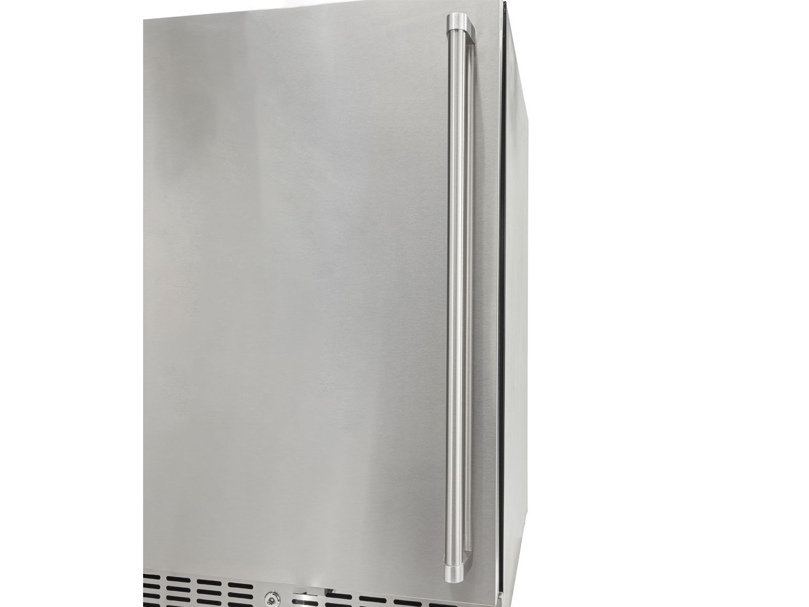 coyote 24-inch 5.5 cu. ft. reversible hinge outdoor rated compact refrigerator