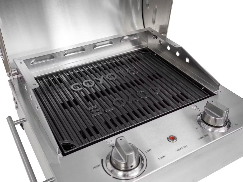coyote 18-inch portable 1300 watt electric grill