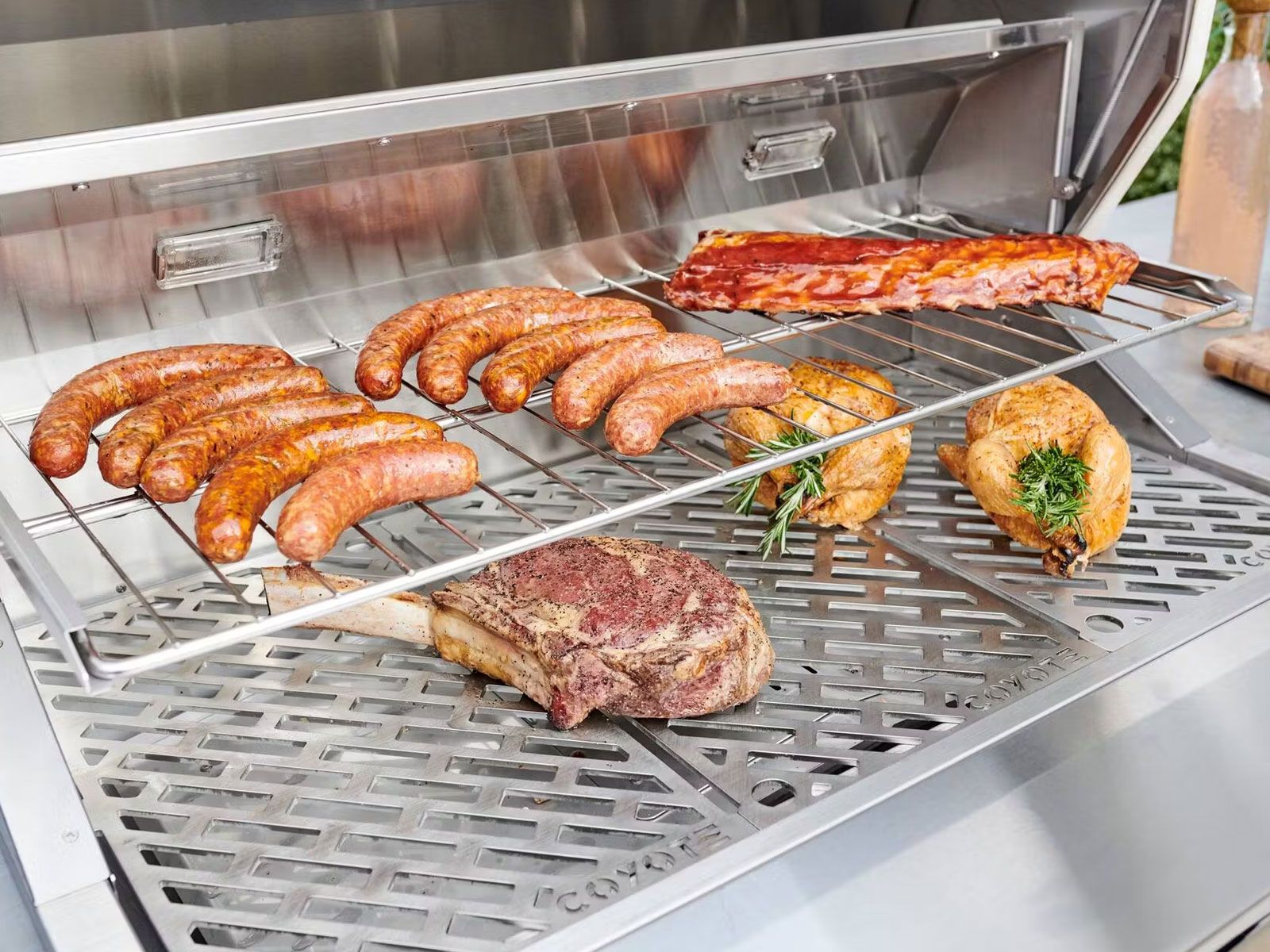 coyote 36-inch next-gen built-in pellet grill