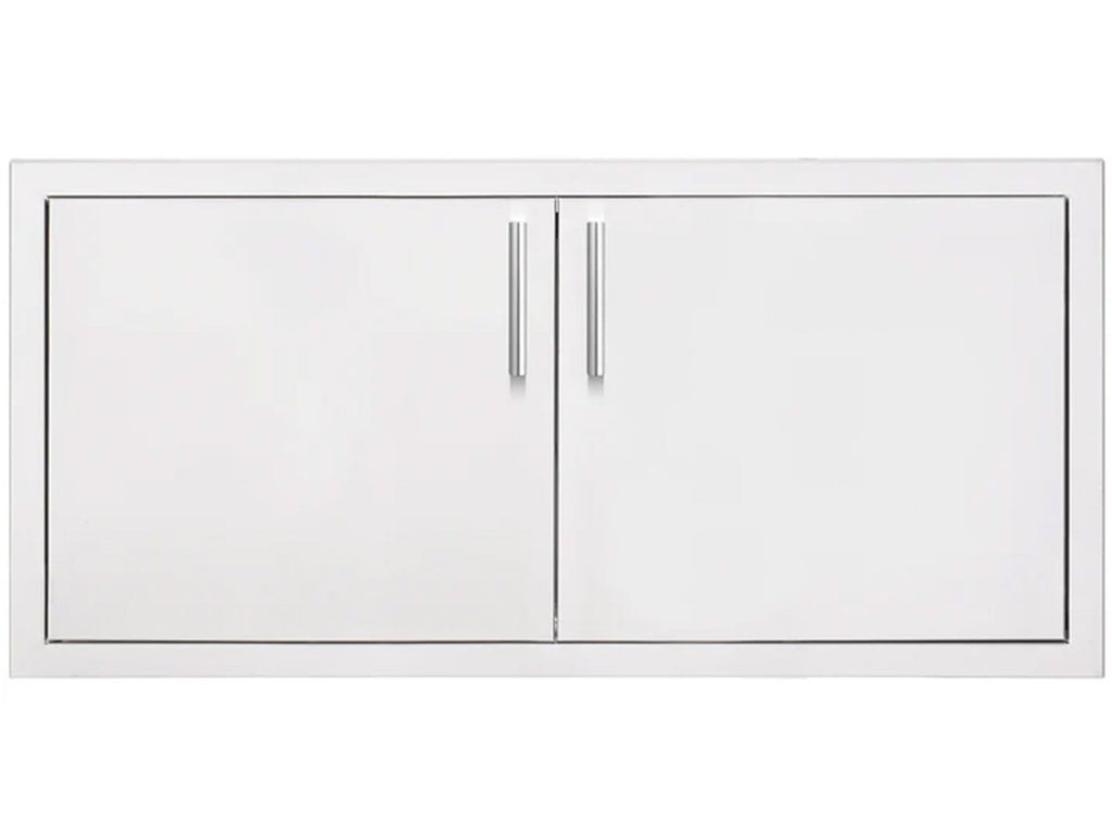 Summerset 36-Inch Stainless Steel 2-Drawer Dry Storage Pantry & Access Door Combo with Hidden Hinge