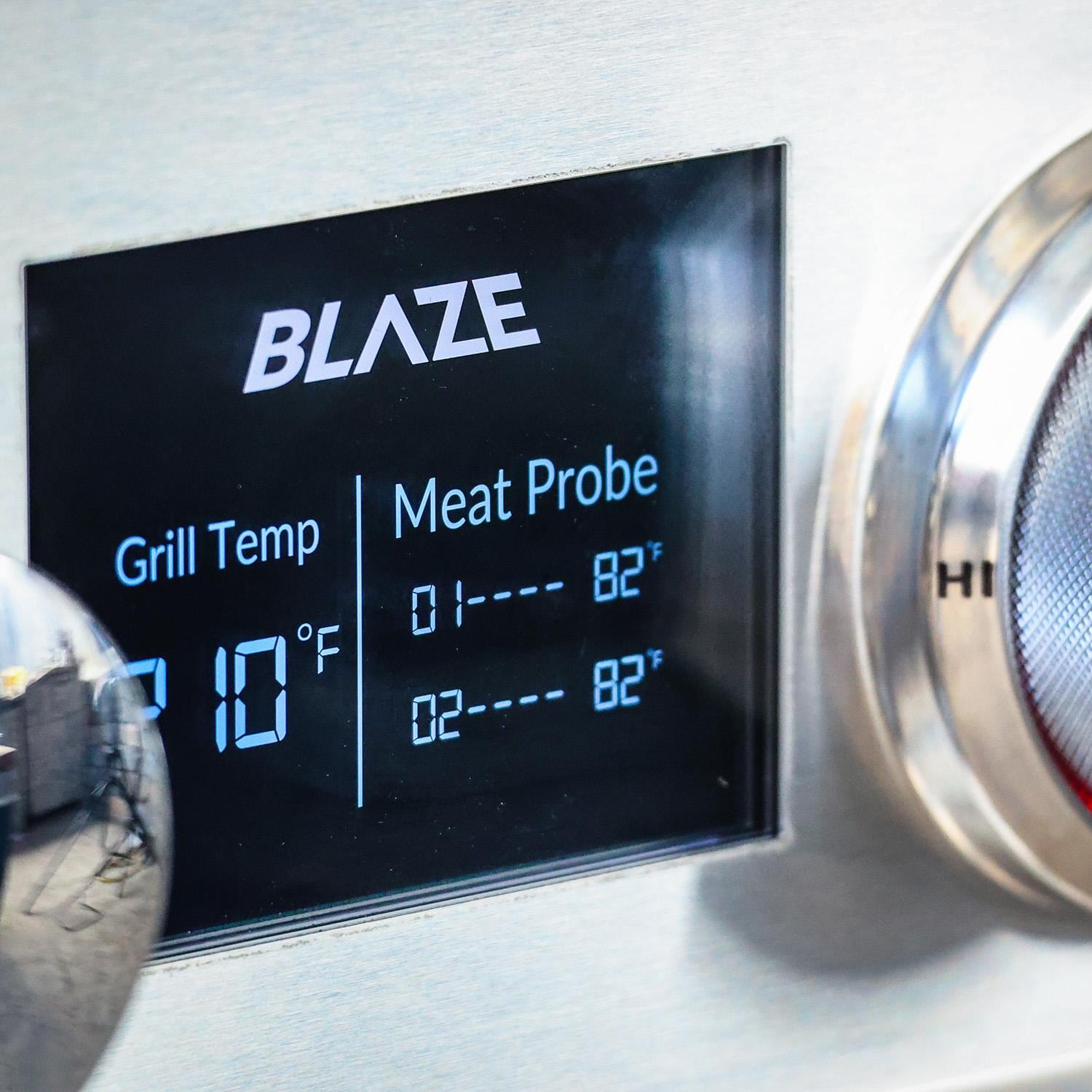 Blaze LTE PRO 32-in 4-Burner Built-In Grill w/ Digital Temperature Screen & Rotisserie