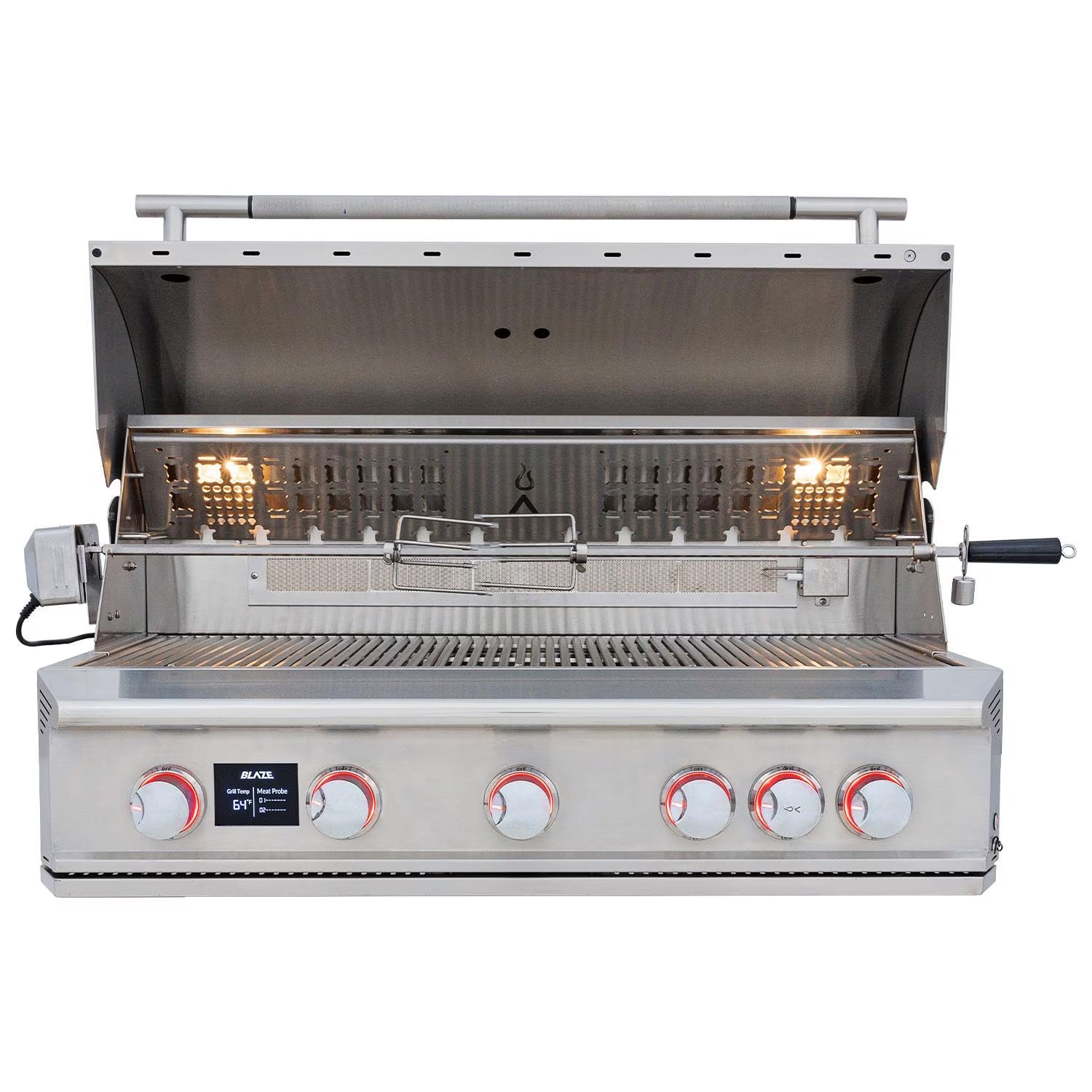 Blaze LTE PRO 40-in 5-Burner Built-In Grill w/ Digital Temperature Screen & Rotisserie