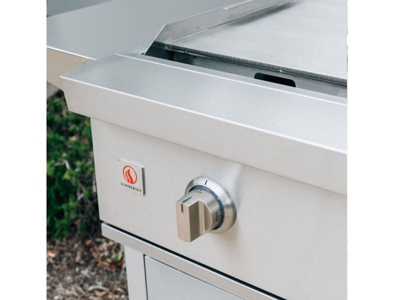 Summerset Pro Series 30-Inch Freestanding Stainless Steel Griddle
