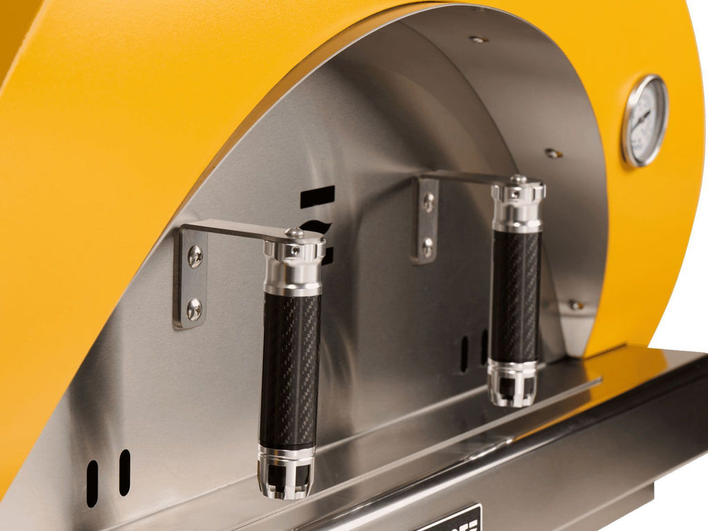 coyote 40-inch duomo wood-fired pizza oven - matte black