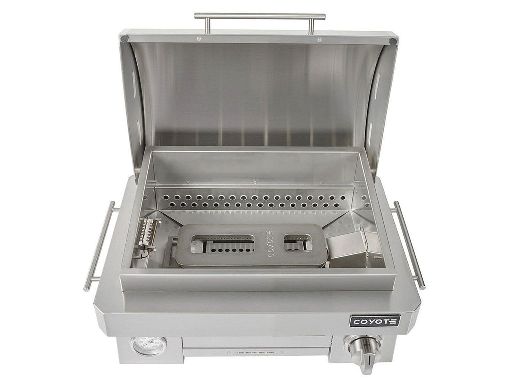 coyote 25-inch stainless steel portable propane grill
