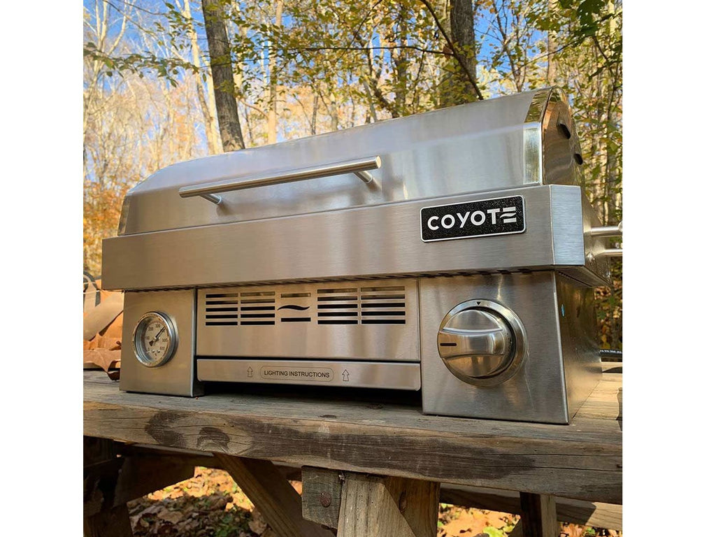 coyote 25-inch stainless steel portable propane grill
