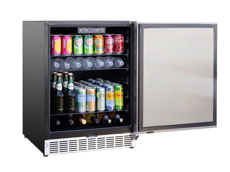 Summerset 24-Inch 5.1 Cu. Ft. Outdoor Rated Compact Refrigerator