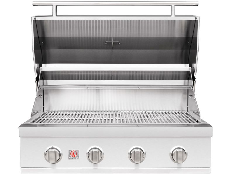 Summerset Sizzler 32-Inch 4-Burner Freestanding Gas Grill on Deluxe Cart