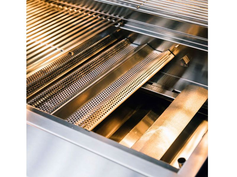 TrueFlame 40-Inch 5-Burner Built-In Grill with Rear Infrared Burner and Grill Lights