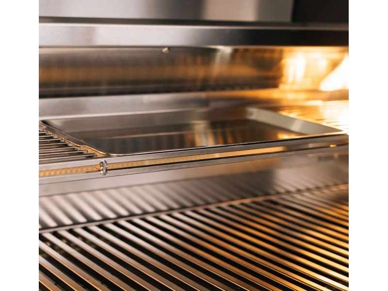 TrueFlame 40-Inch 5-Burner Built-In Grill with Rear Infrared Burner and Grill Lights