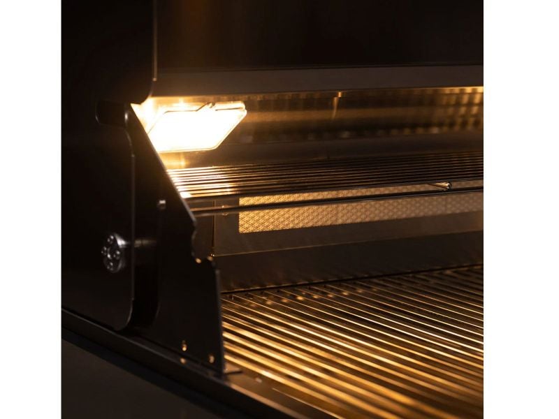 TrueFlame 40-Inch 5-Burner Built-In Grill with Rear Infrared Burner and Grill Lights