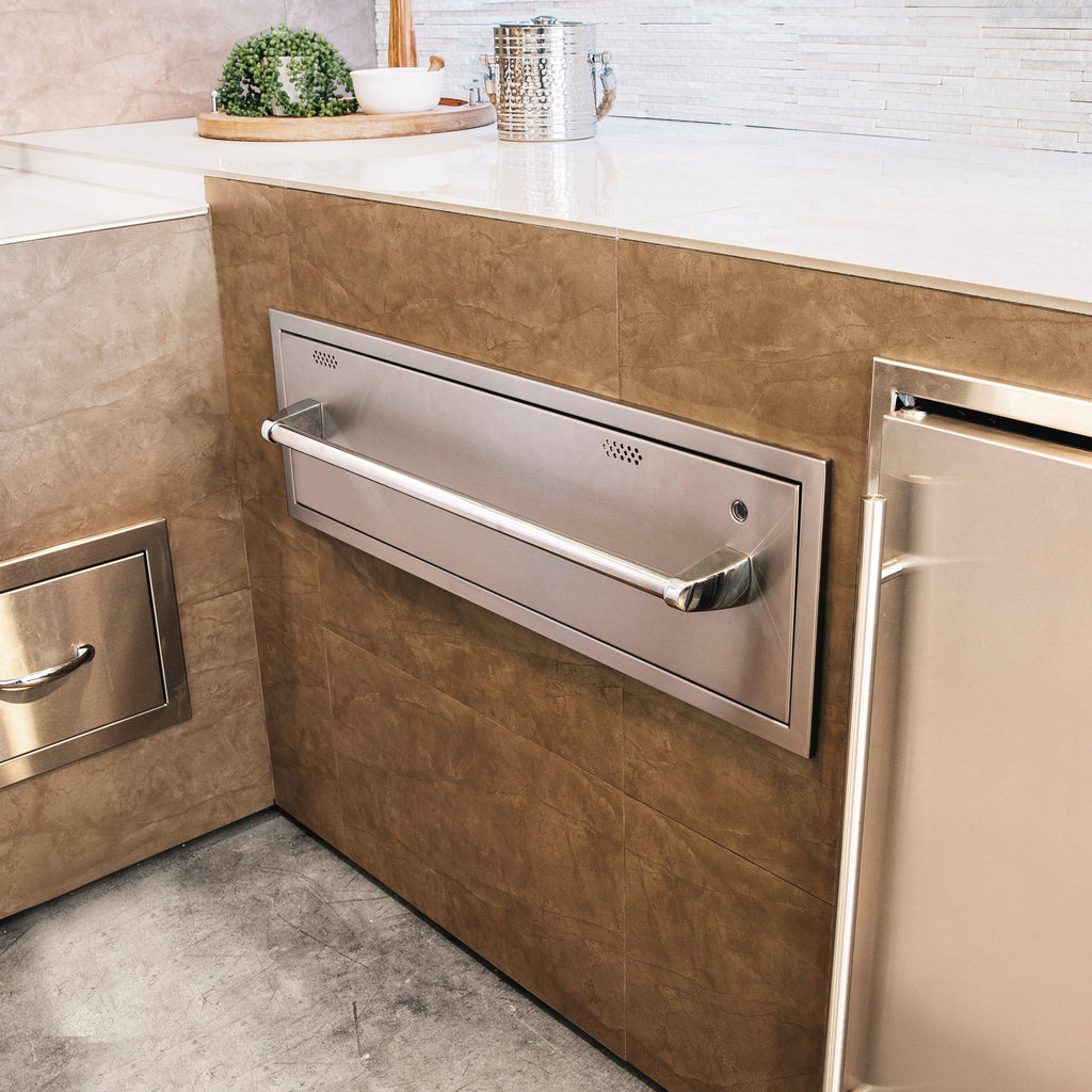 Summerset 36-Inch Built-In 120V Electric Outdoor Warming Drawer